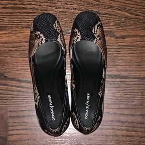 Snake Print Donald Pliner Heels